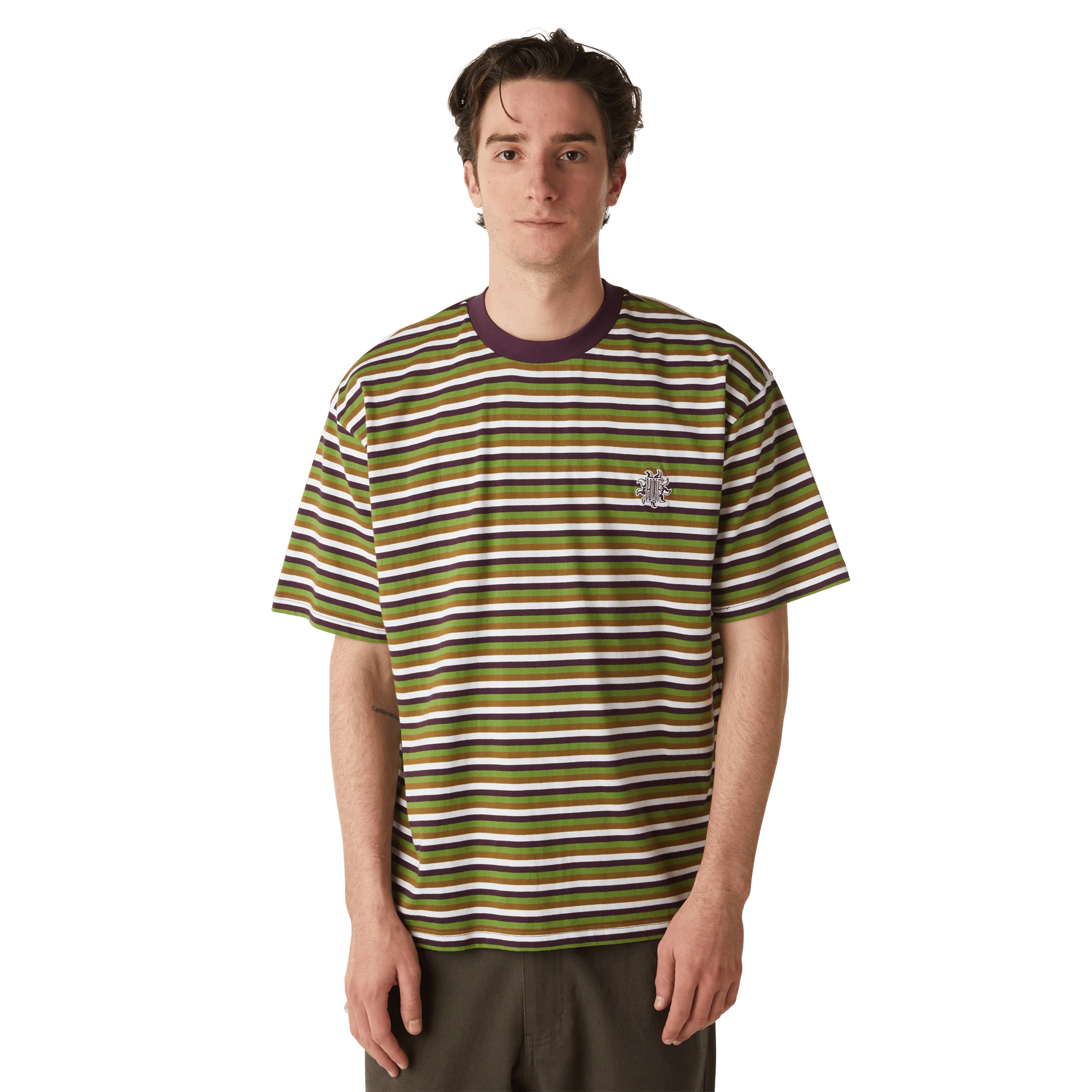 Apollo Striped Knit Boxy Top - Image 11