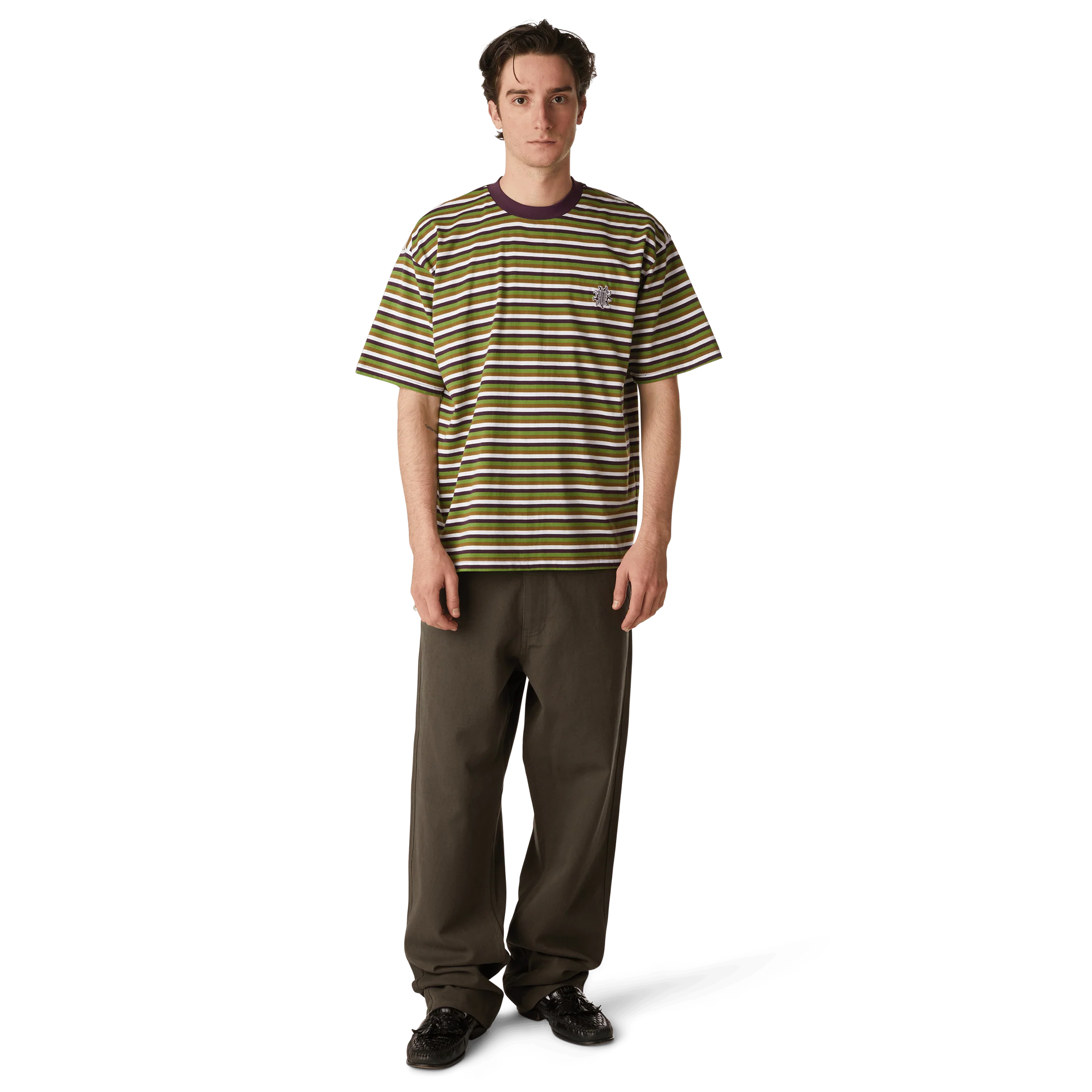 Apollo Striped Knit Boxy Top - Image 13