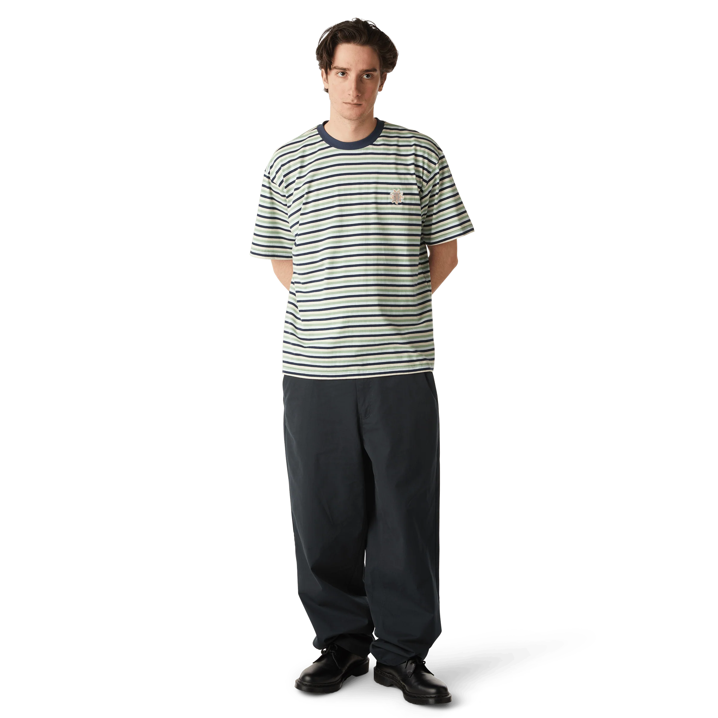 Apollo Striped Knit Boxy Top - Image 6