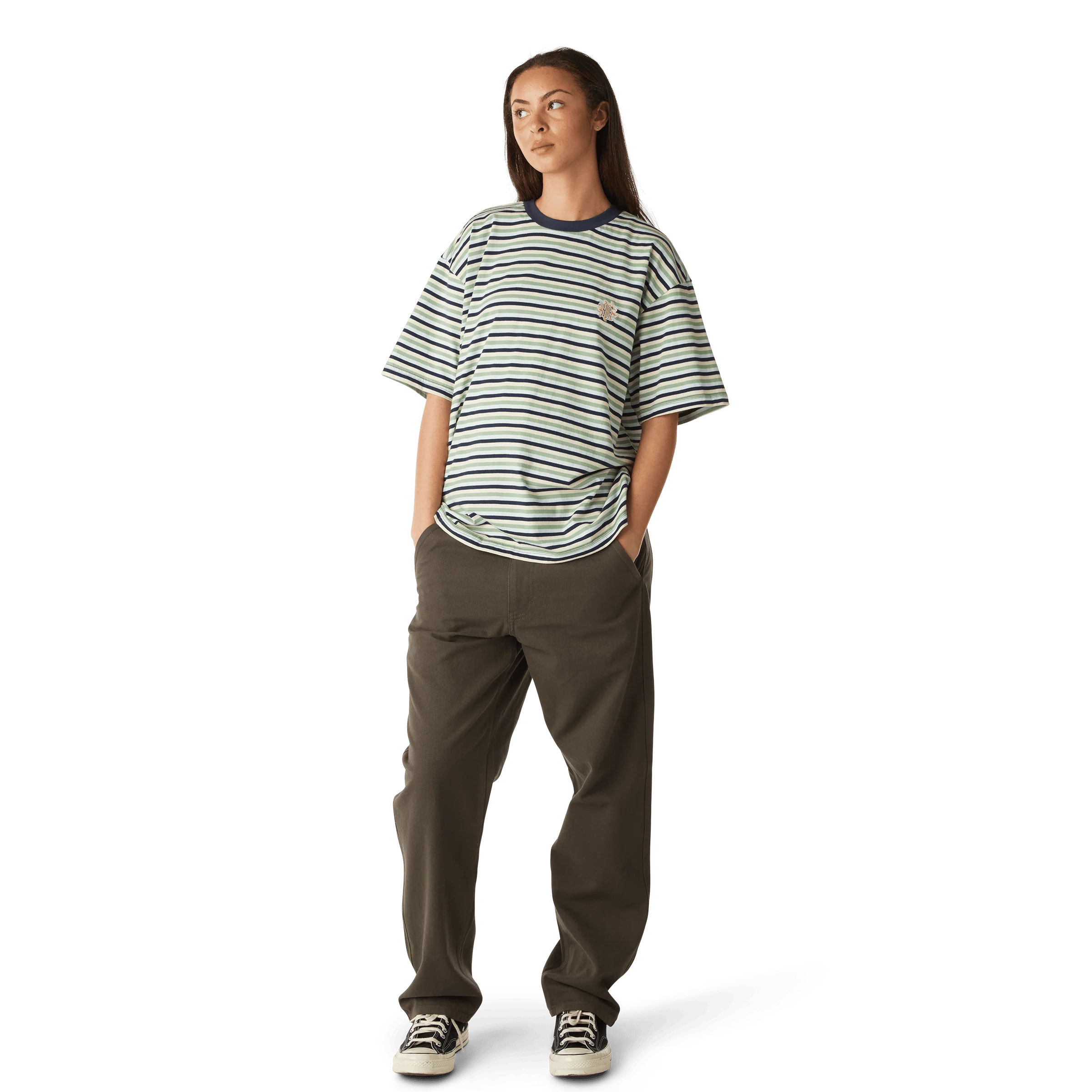 Apollo Striped Knit Boxy Top - Image 7