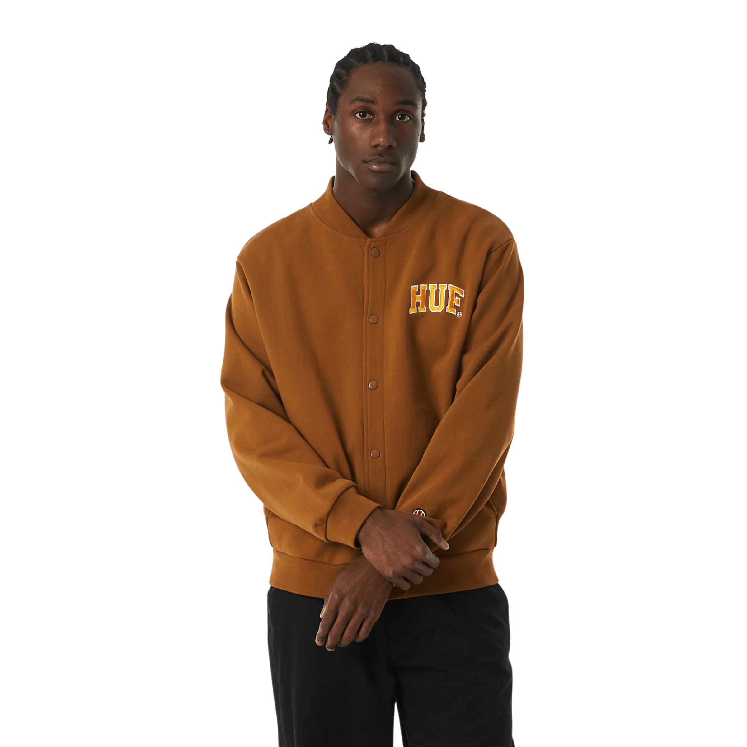 Athletic Embroidered Cardigan Sweater - Image 10