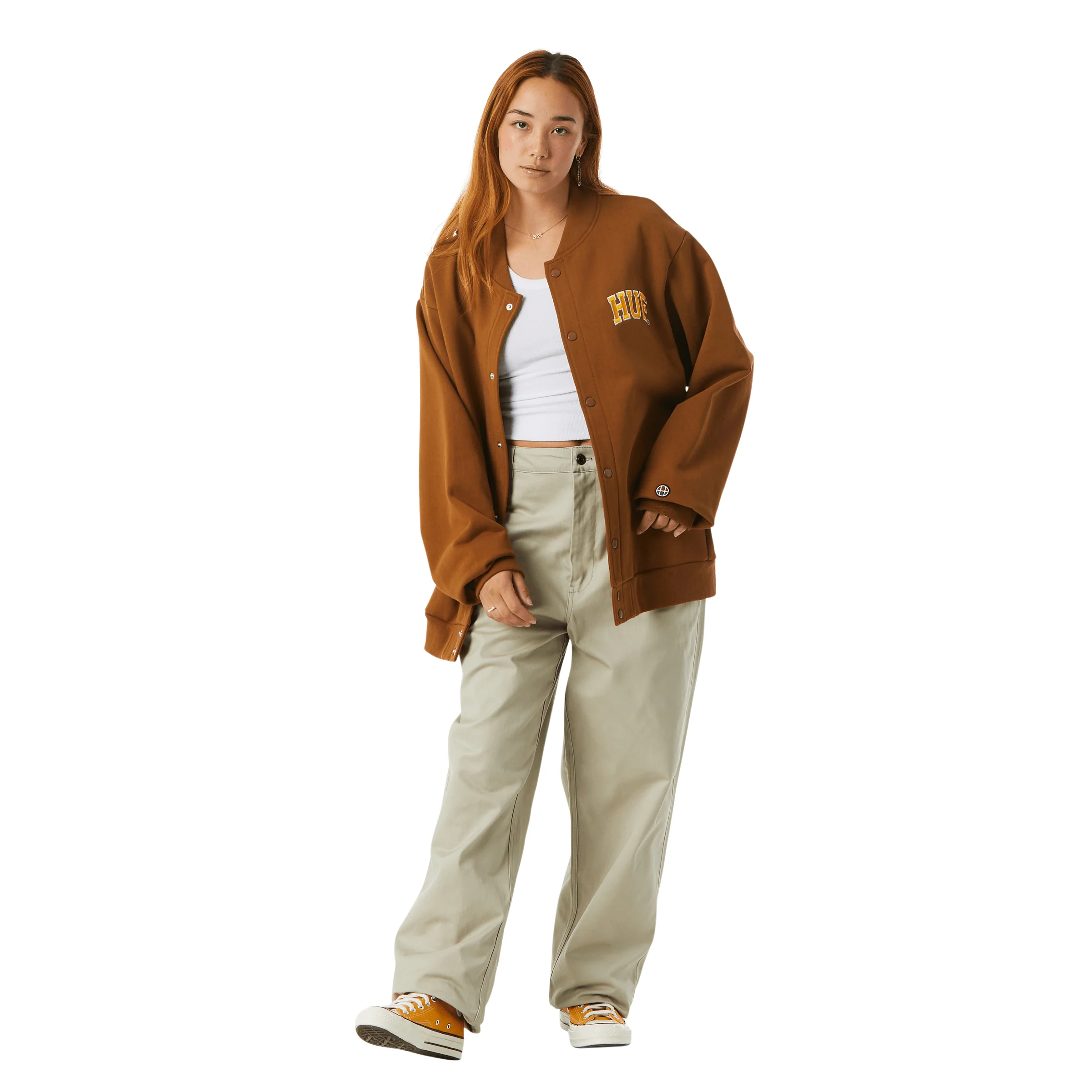 Athletic Embroidered Cardigan Sweater - Image 12