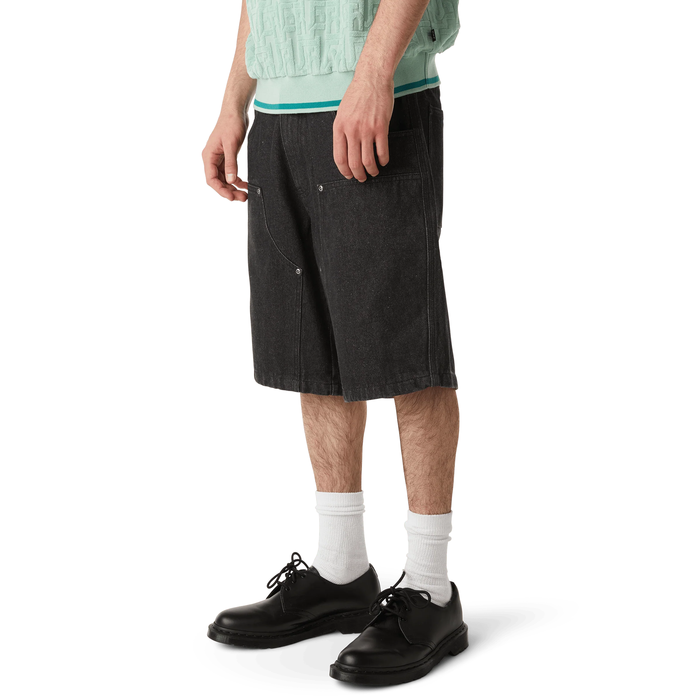 Classic H Double Knee Denim Short - Image 7