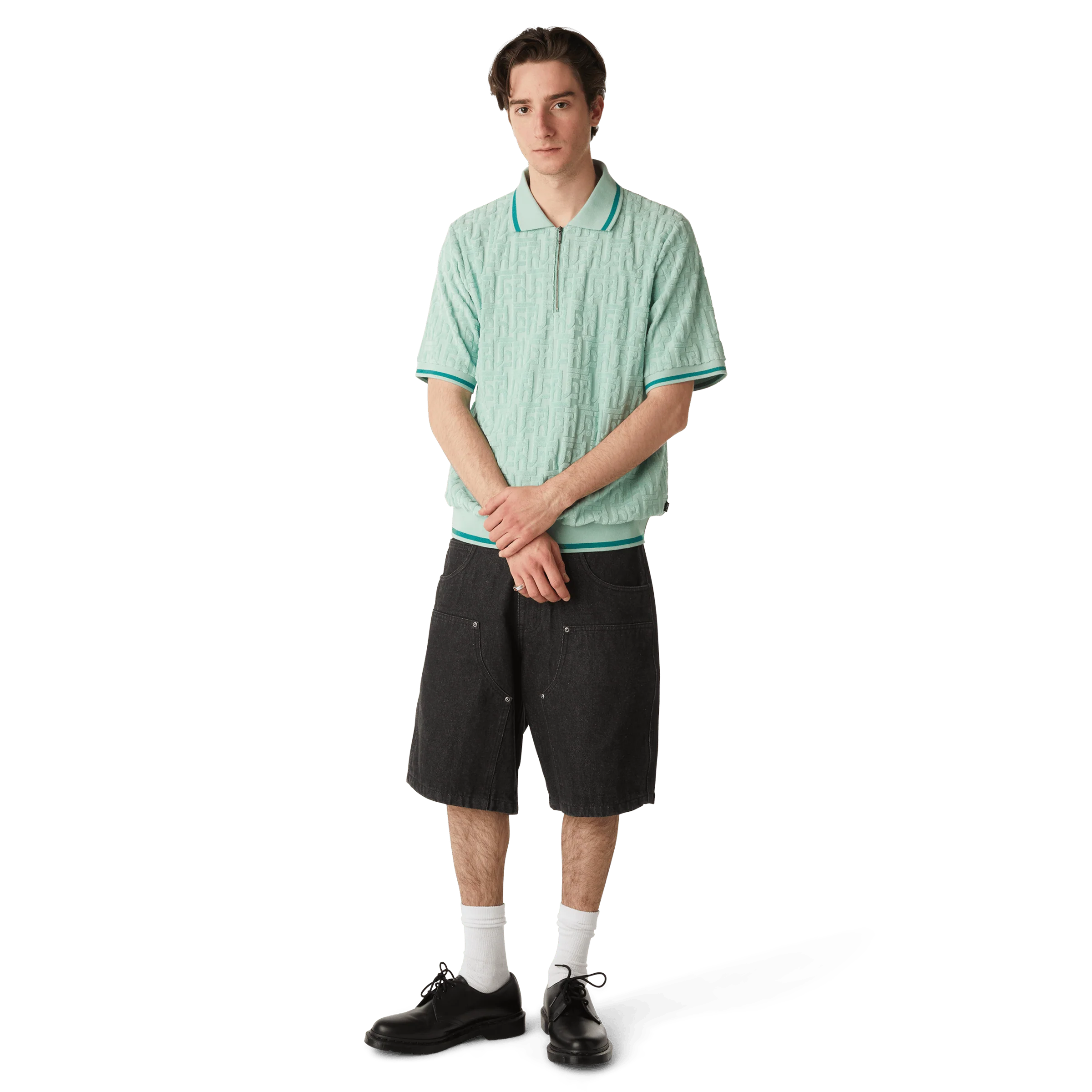 Classic H Double Knee Denim Short - Image 8