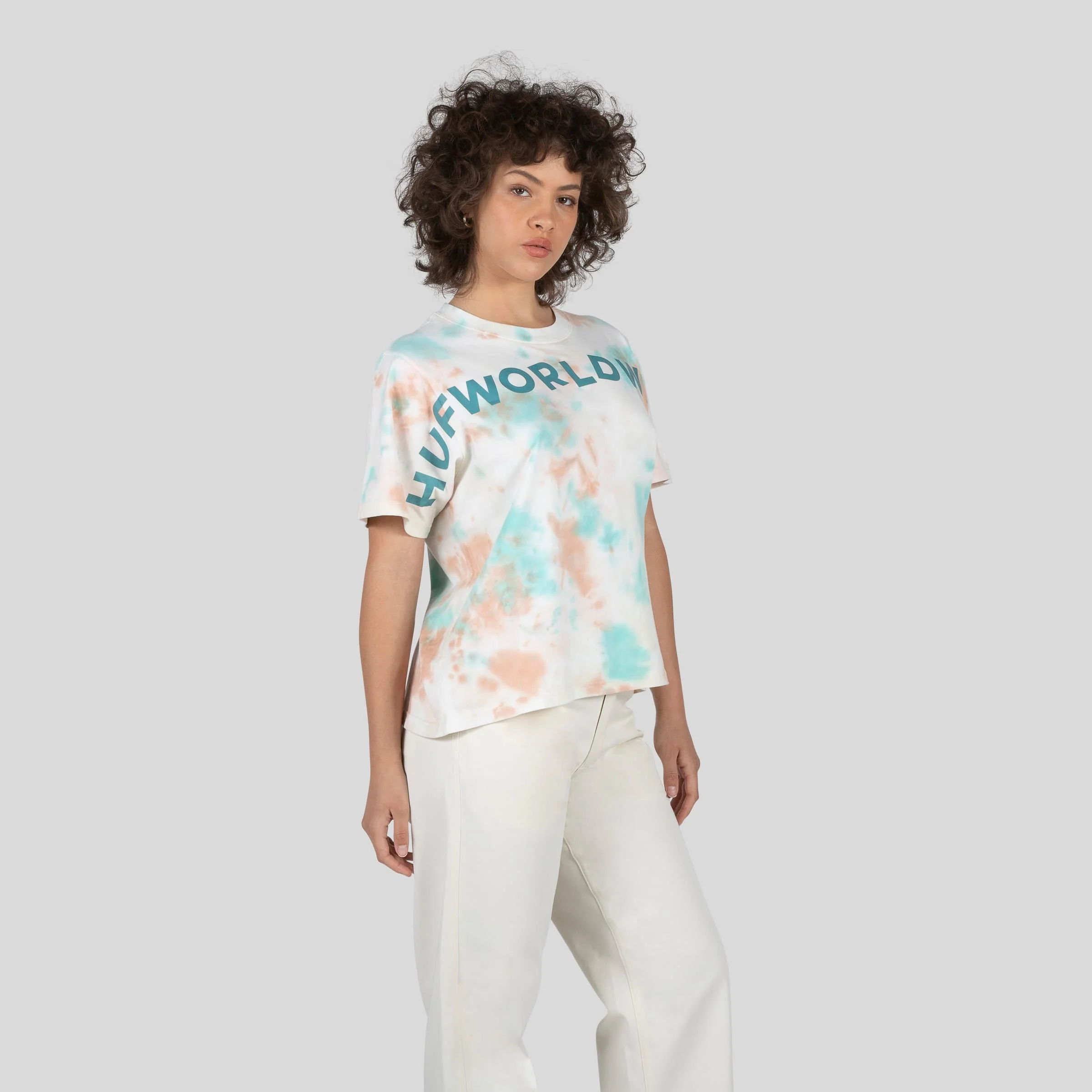 Huf Worldwide TieDye Relax T-Shirt - Image 6