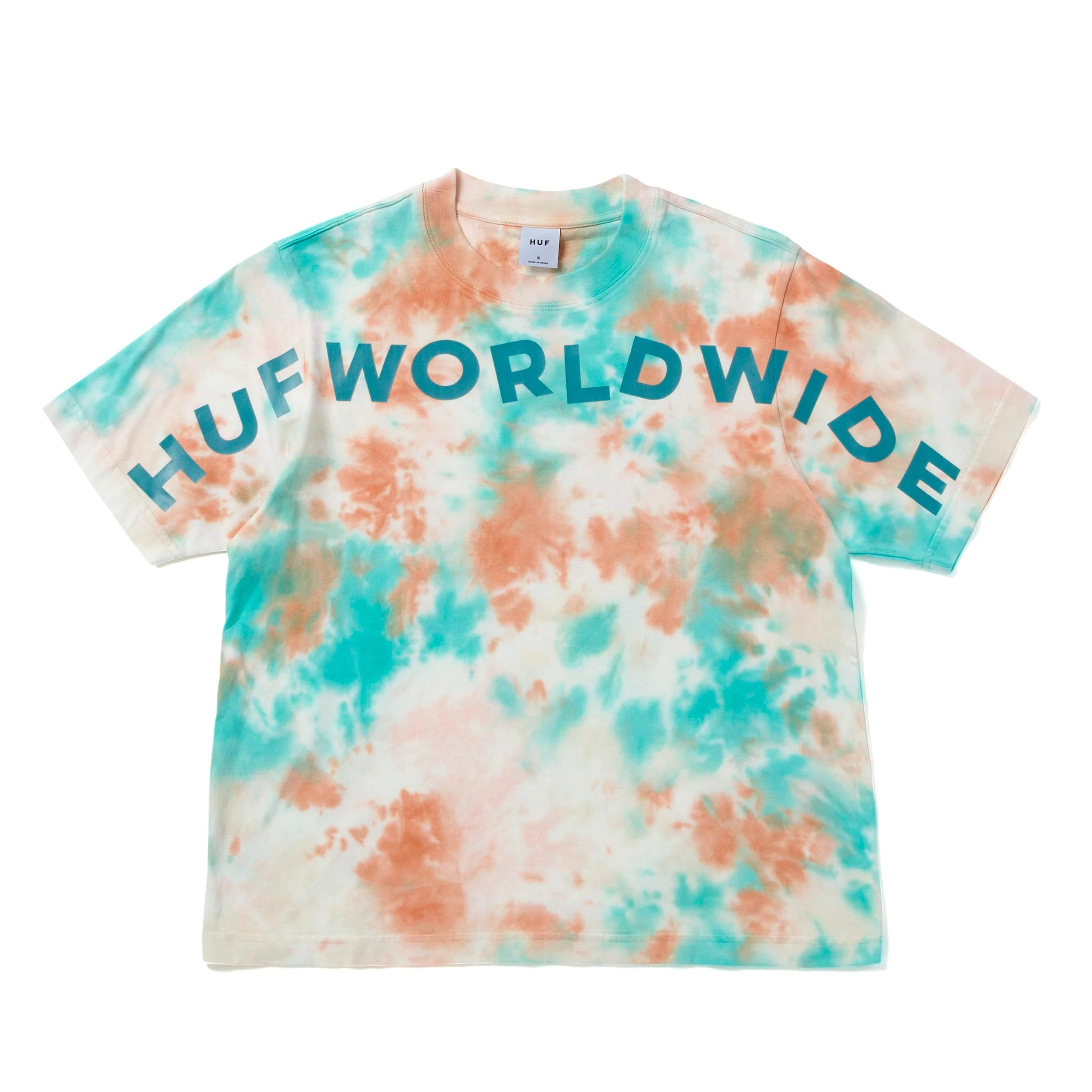 Huf Worldwide TieDye Relax T-Shirt - Image 8