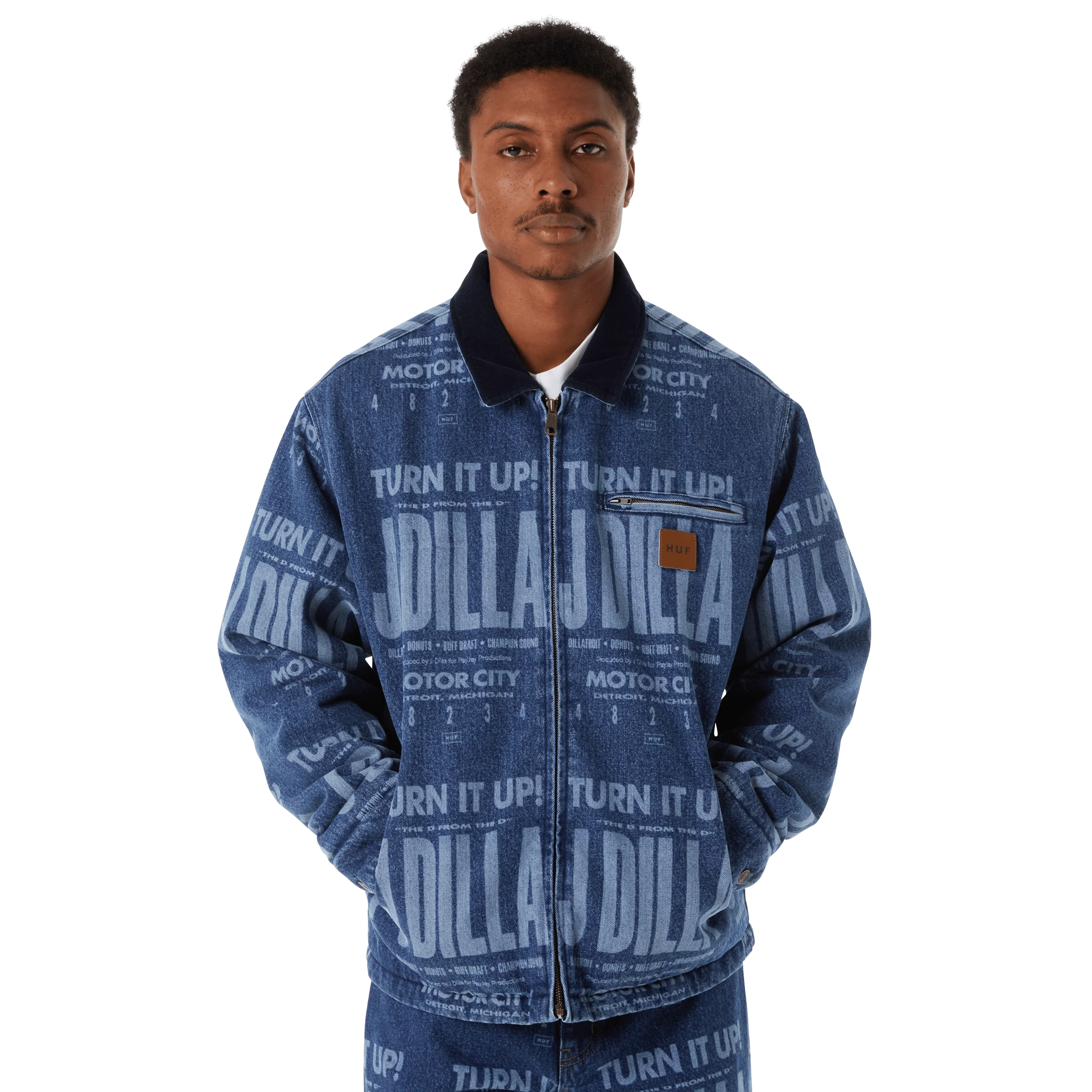 HUF x J Dilla Posted Work Jacket - Image 13