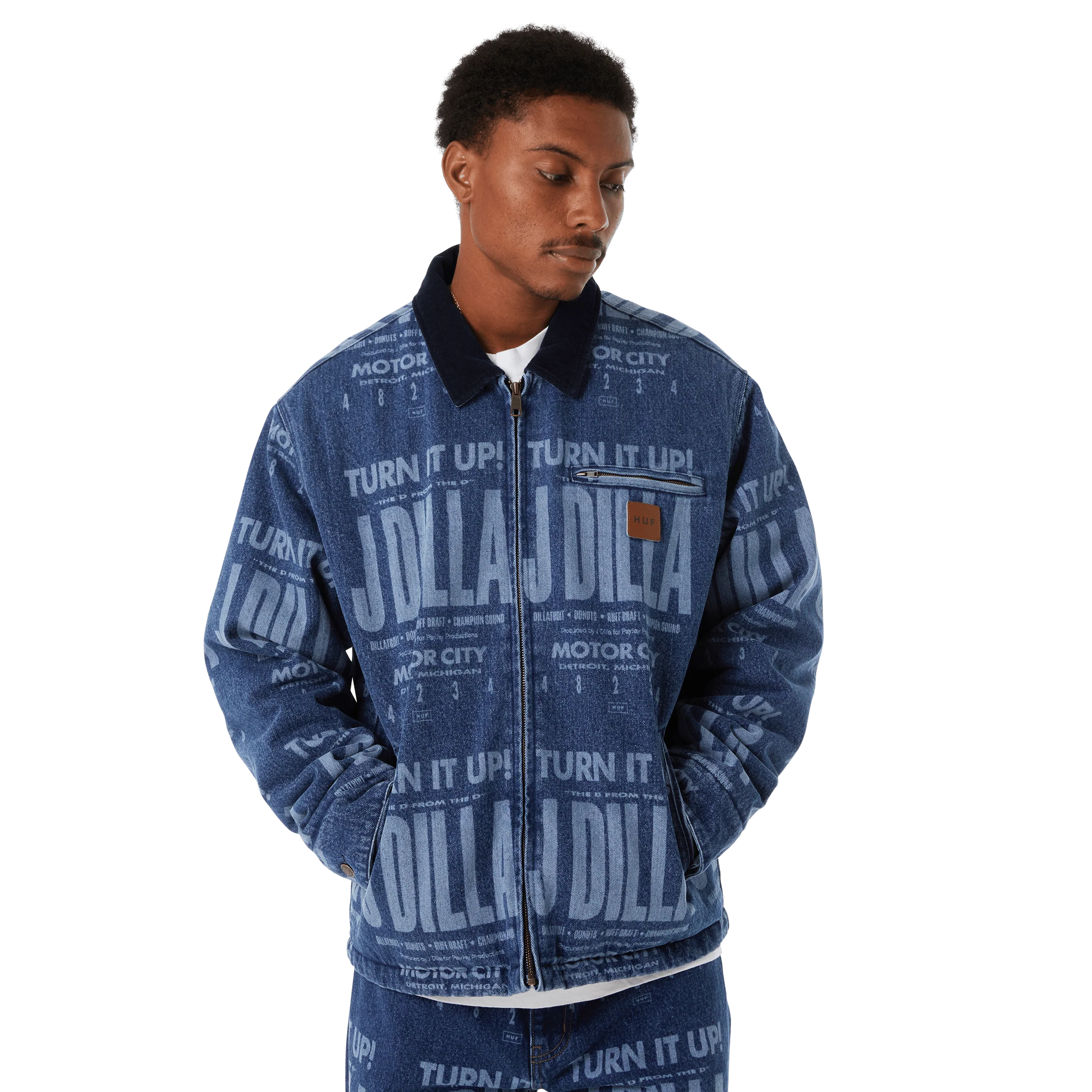 HUF x J Dilla Posted Work Jacket - Image 14
