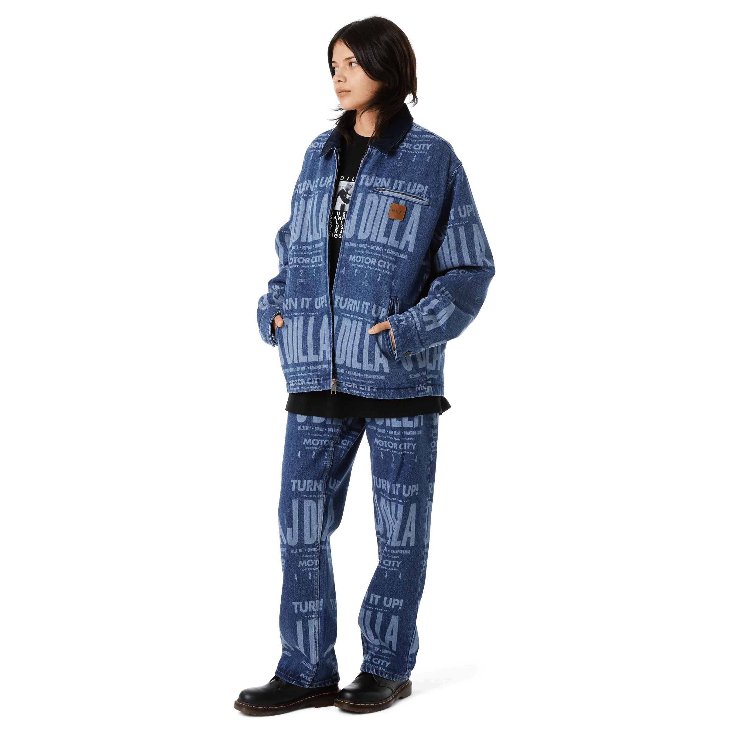 HUF x J Dilla Posted Work Jacket - Image 7