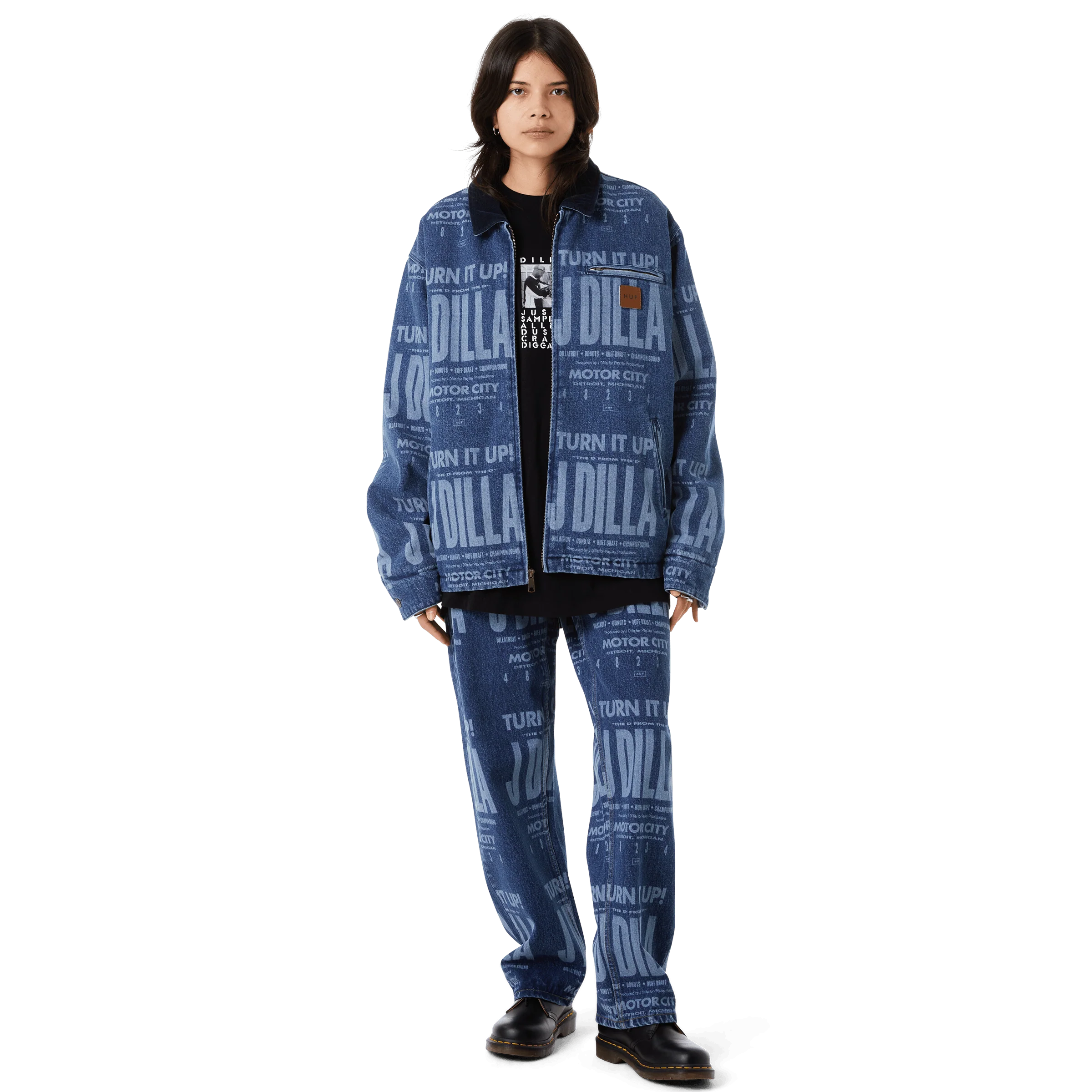 HUF x J Dilla Posted Work Jacket - Image 8