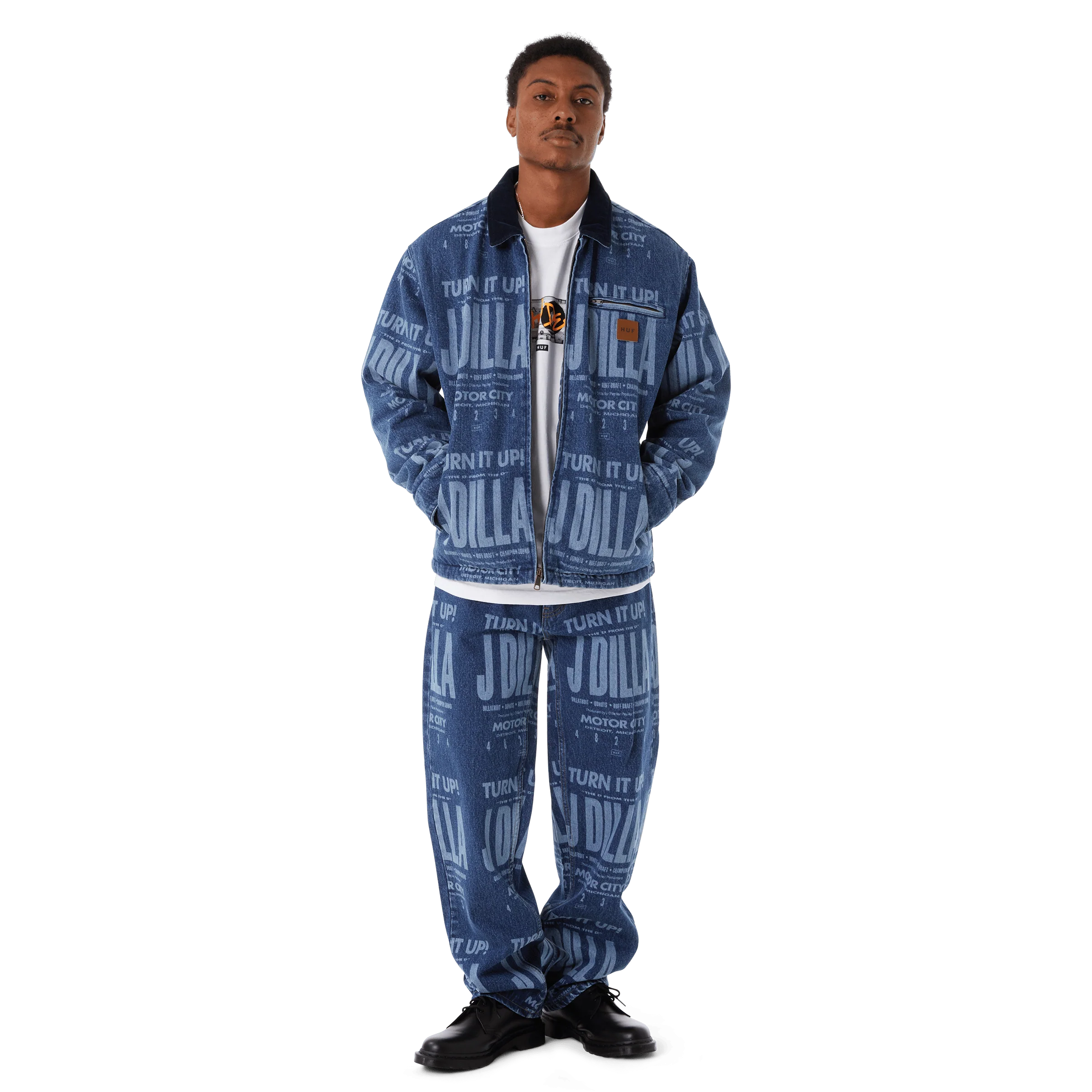 HUF x J Dilla Posted Work Jacket - Image 9