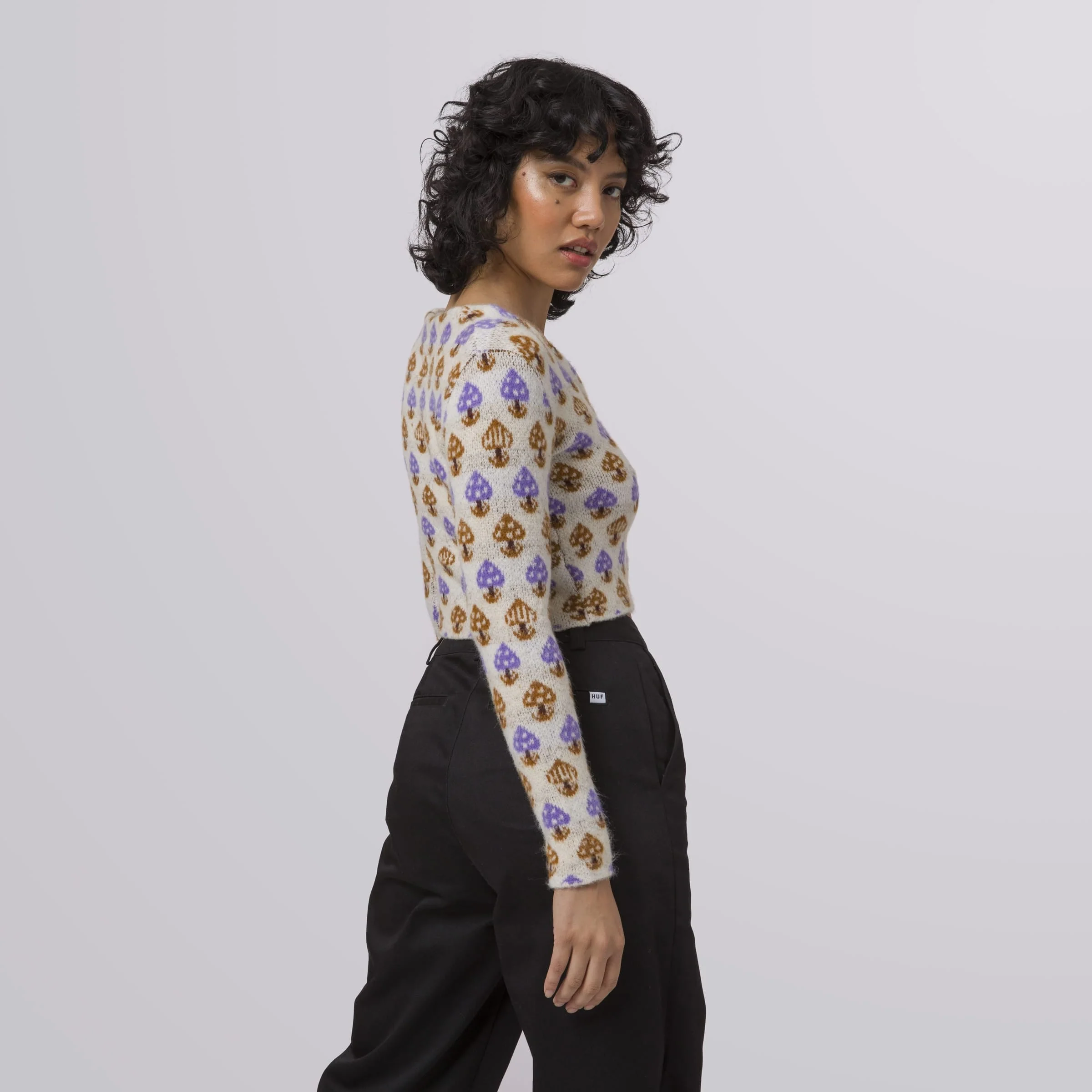 Shroom Cropped Cardigan - Image 8