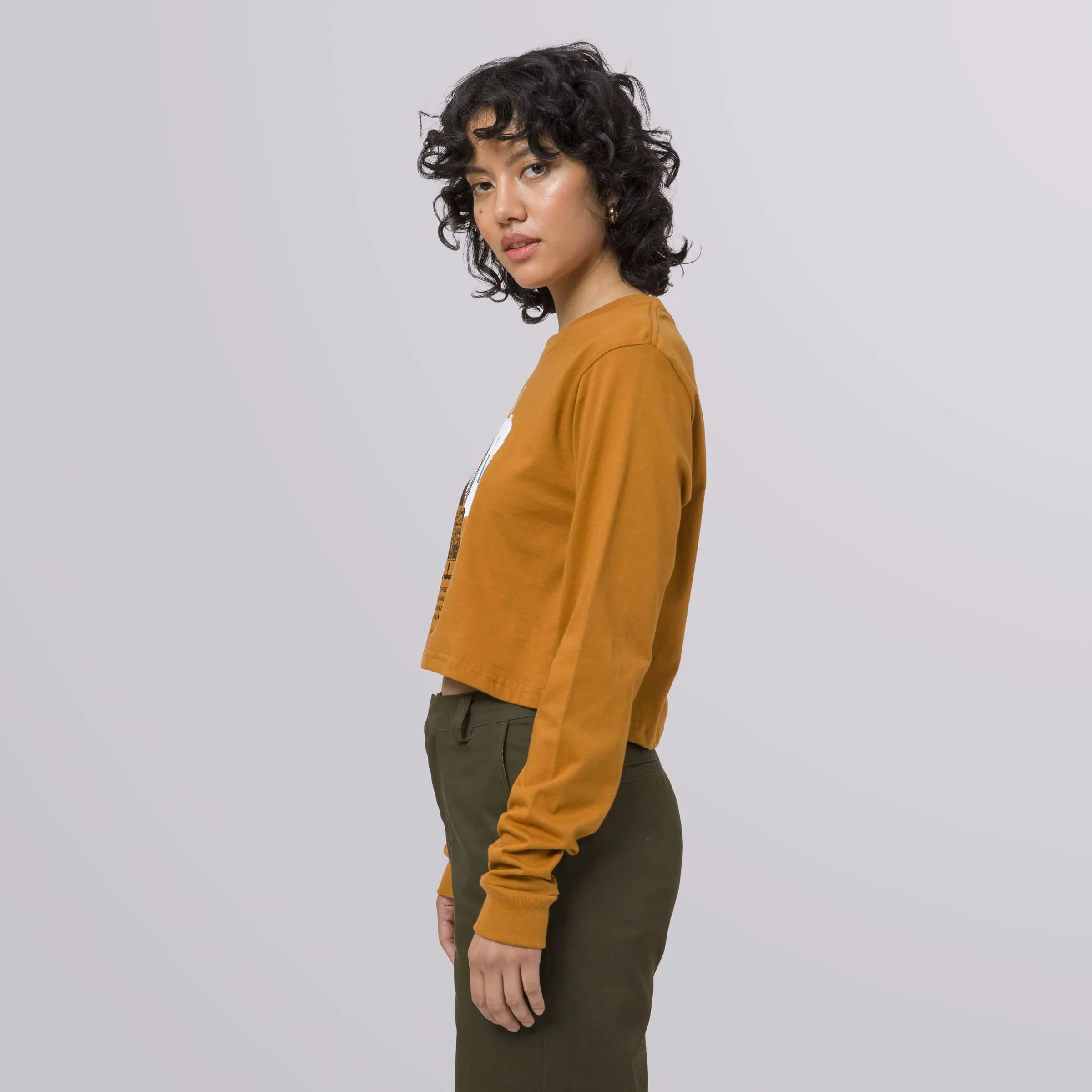 The City Long Sleeve Crop T-Shirt - Image 3