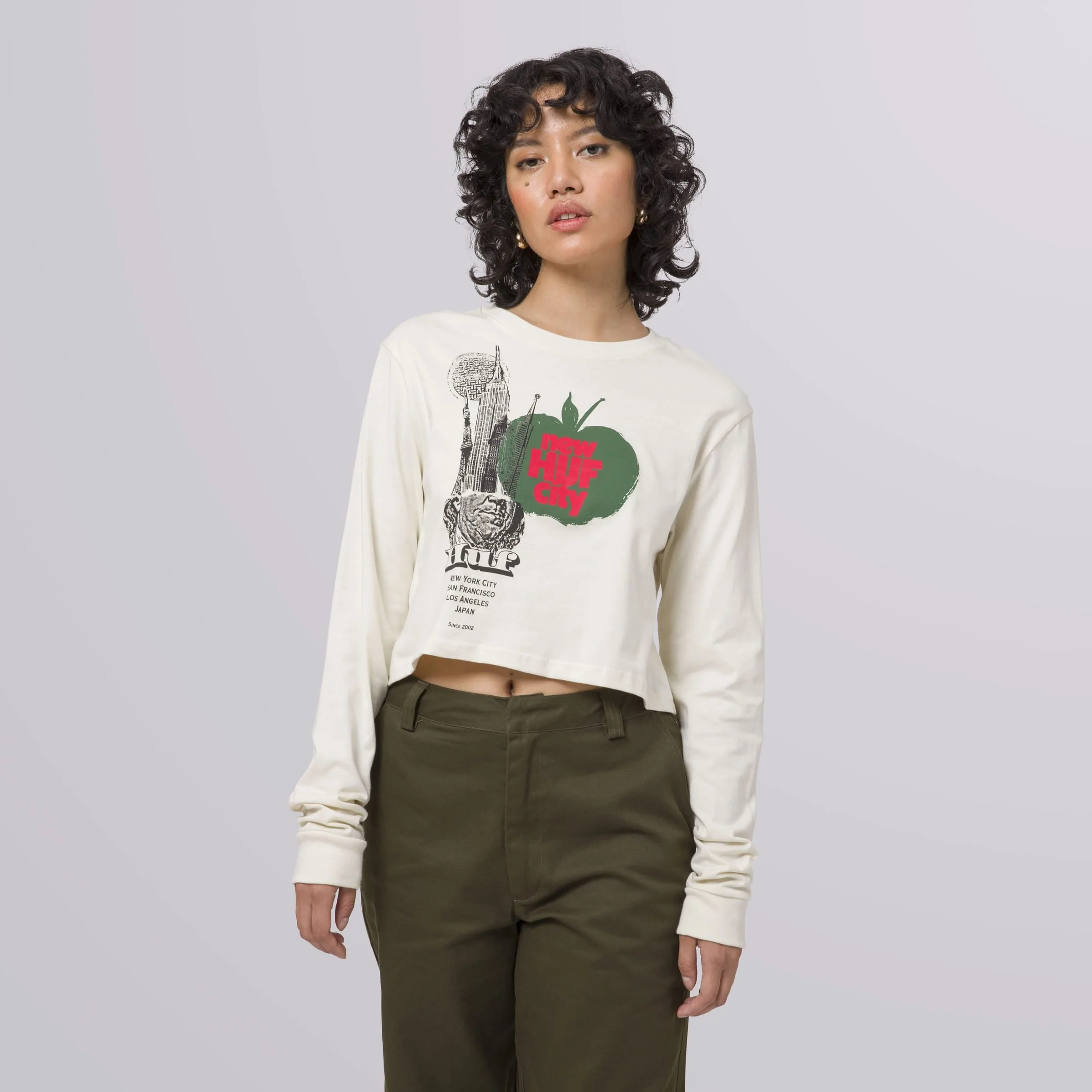 The City Long Sleeve Crop T-Shirt - Image 6